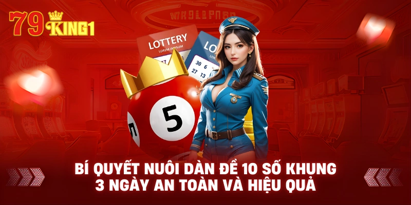  Bí quyết nuôi dàn đề 10 số khung 3 ngày an toàn và hiệu quả