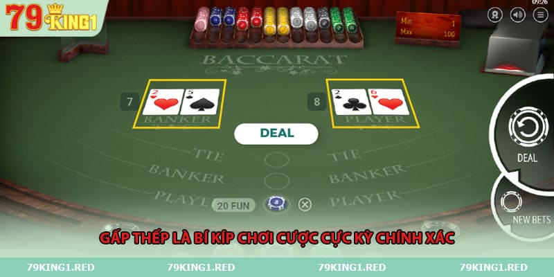 Gấp thếp là bí kíp chơi cược cực kỳ chính xác