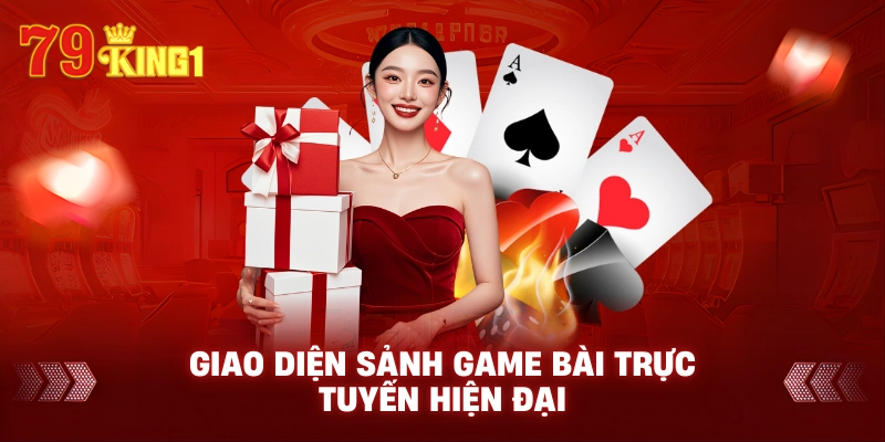 Giao diện sảnh game bài trực tuyến hiện đại