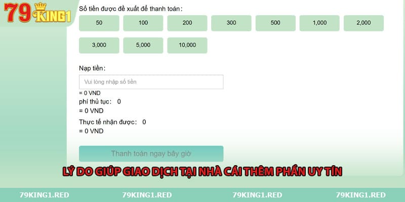 Lý do giúp giao dịch tại nhà cái thêm phần uy tín